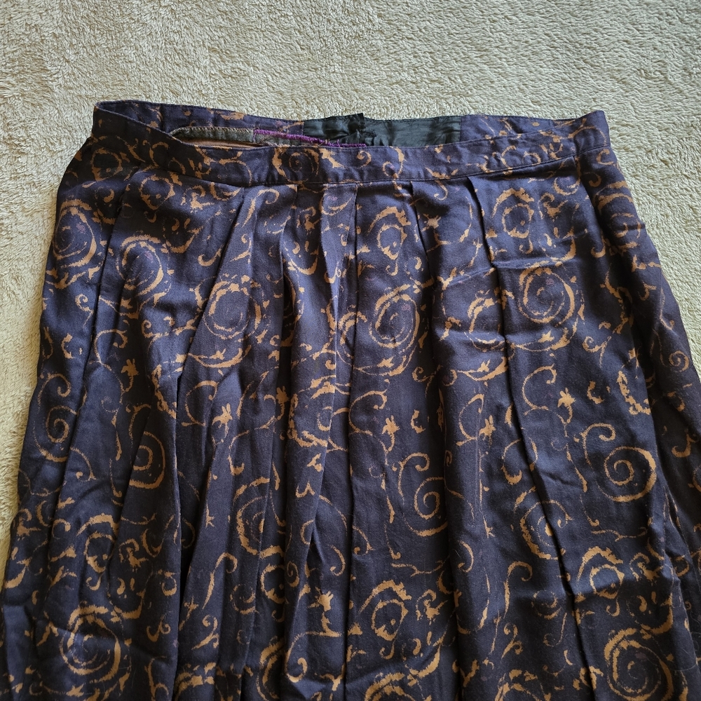 Vintage Radmilla II Rayon Midi Skirt - Picture 5 of 13